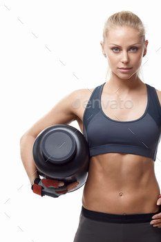Athletic woman stock photo NULLED