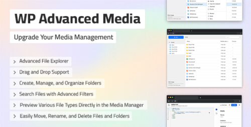 WP Advanced Media - Powerful File Management for WordPress