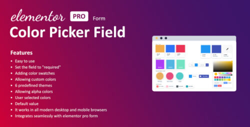 Color Field for Elementor form NULLED