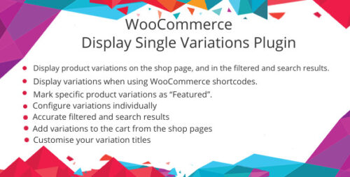 WooCommerce Show Single Variations Plugin NULLED